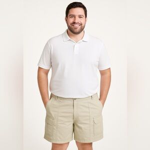 Saddlebred Khaki Shorts, 50” Waist